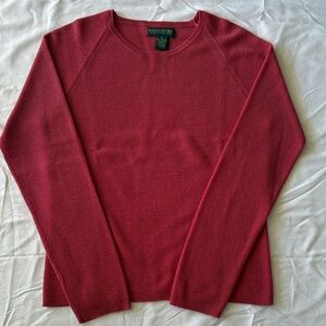 Banana Republic Merino Wool Sweater in Rich Red